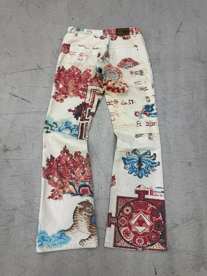 AW2003 Cavalli Asian World Fantasy Grey Pants ANaQrOg 5