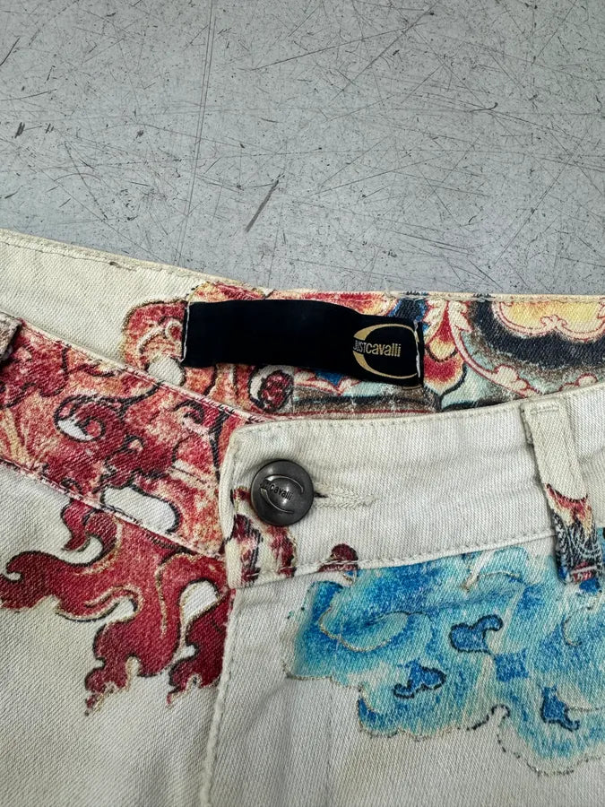 AW2003 Cavalli Asian World Fantasy Grey Pants ANaQrOg 6