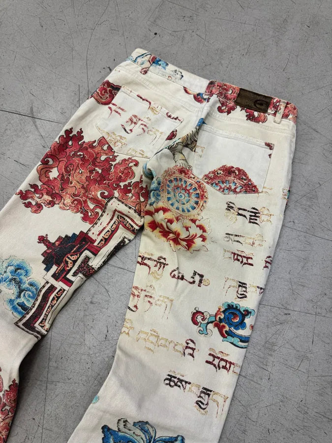 AW2003 Cavalli Asian World Fantasy Grey Pants ANaQrOg 7