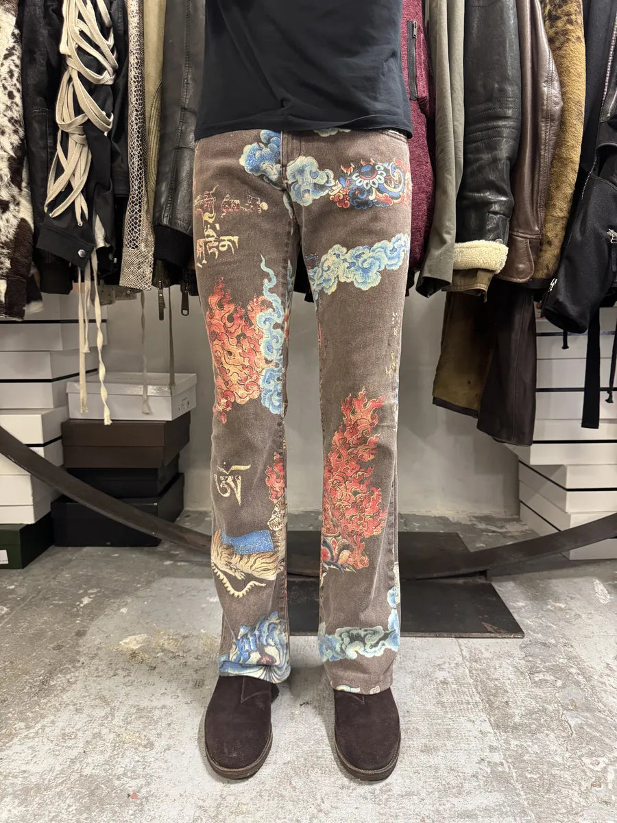 AW2003 Cavalli Asian World Fantasy Grey Pants iQznNWm 1