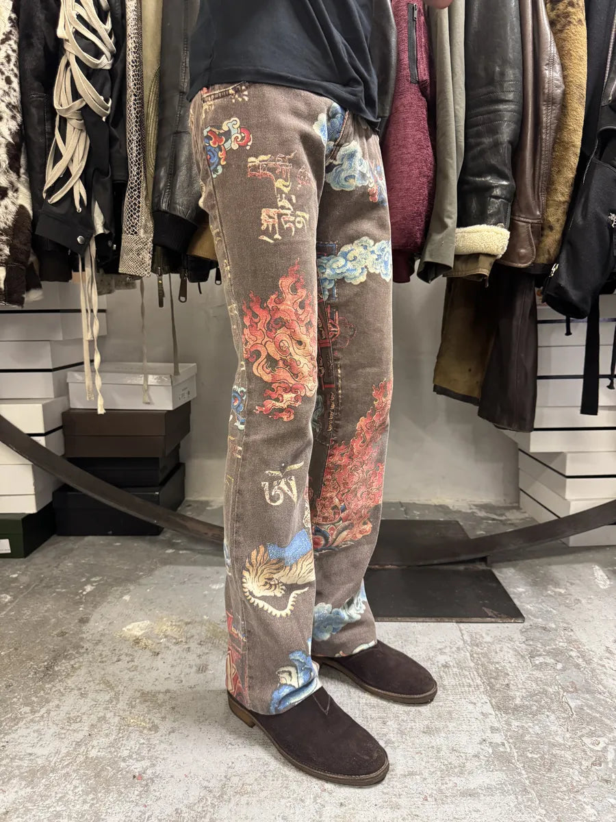 AW2003 Cavalli Asian World Fantasy Grey Pants iQznNWm 3