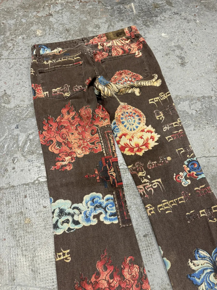 AW2003 Cavalli Asian World Fantasy Grey Pants iQznNWm 4