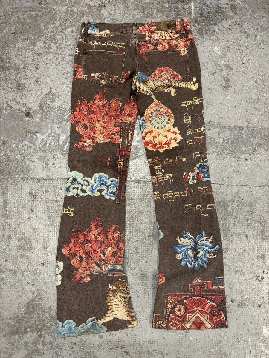 AW2003 Cavalli Asian World Fantasy Grey Pants iQznNWm 5