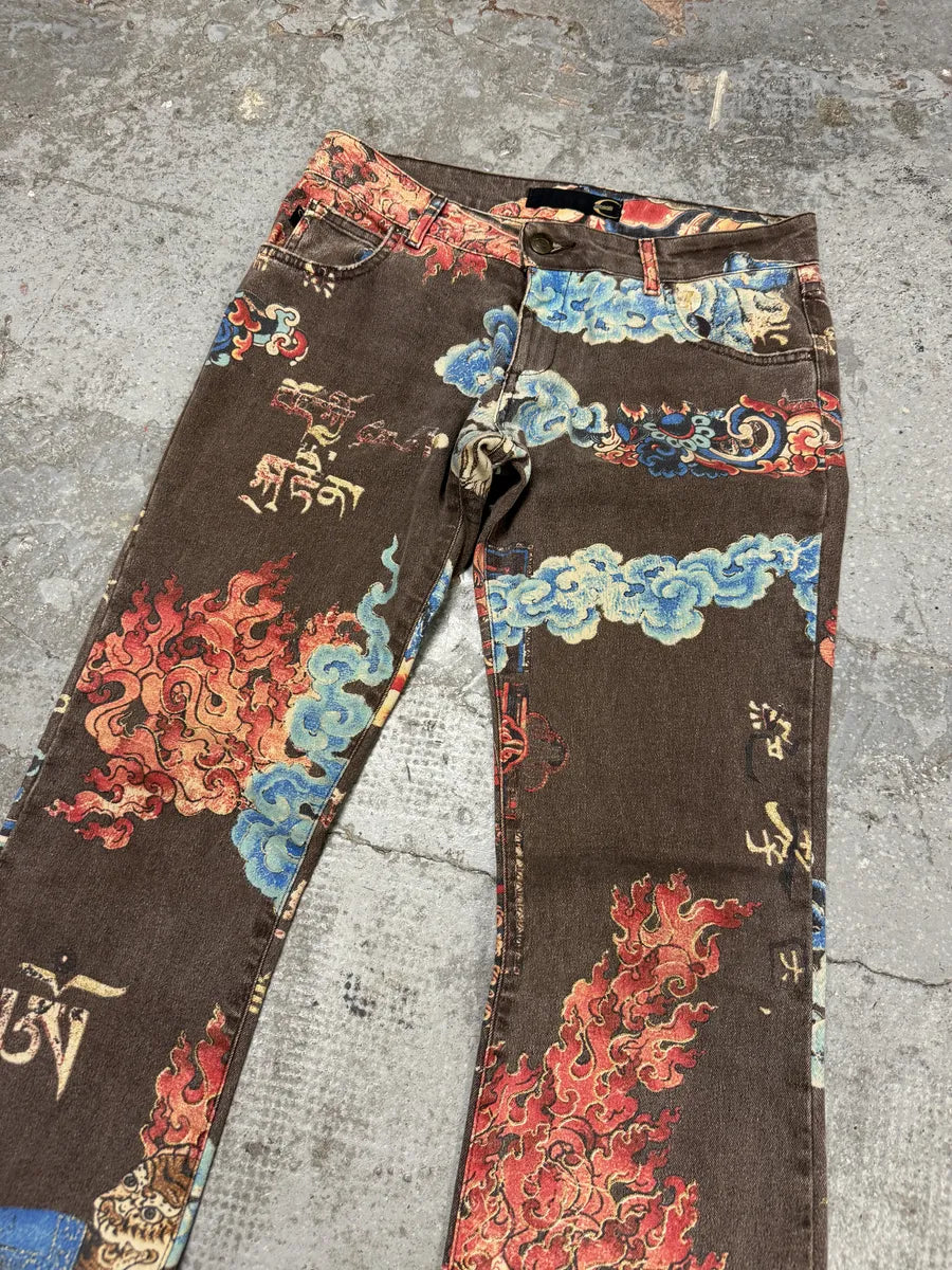 AW2003 Cavalli Asian World Fantasy Grey Pants iQznNWm 7