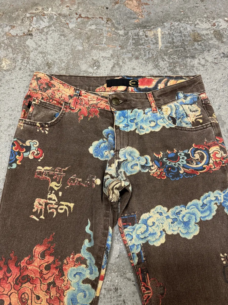 AW2003 Cavalli Asian World Fantasy Grey Pants iQznNWm 8