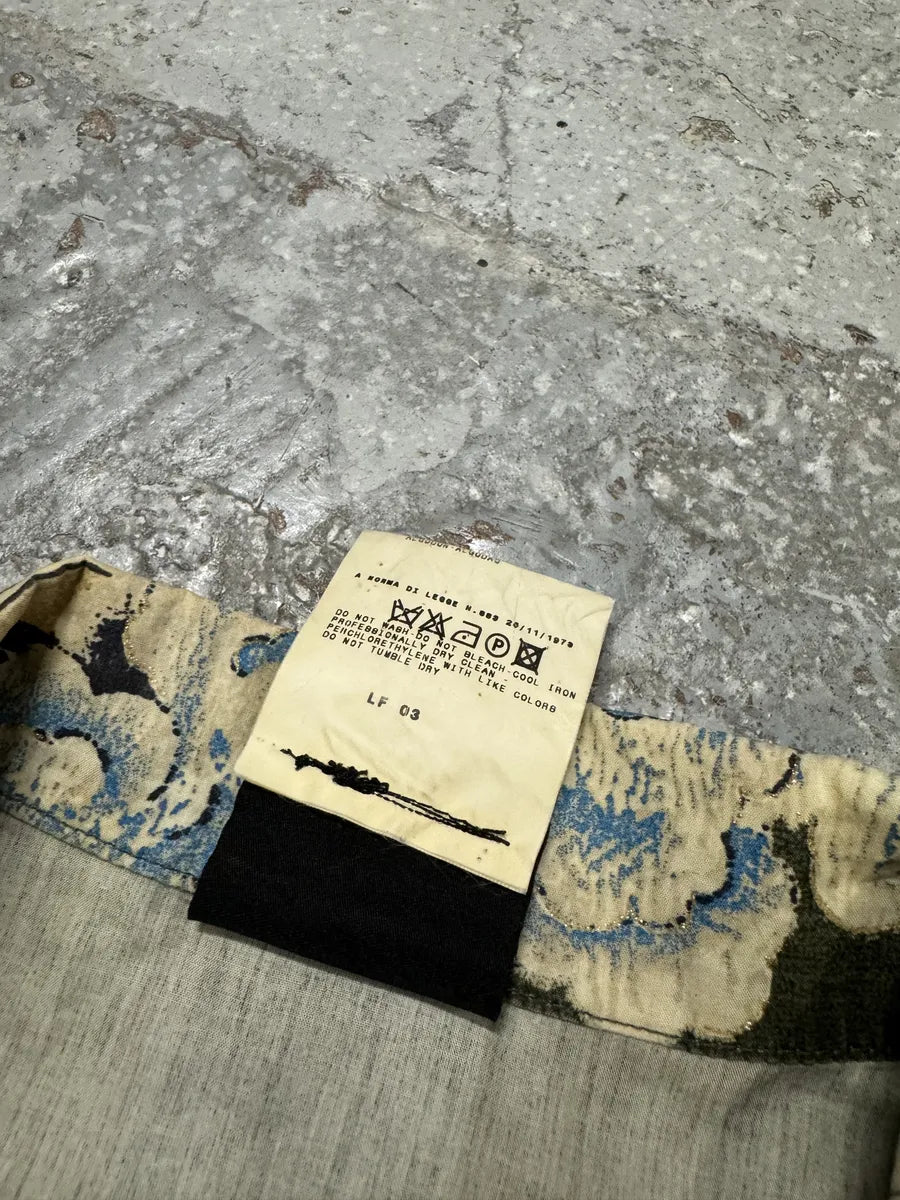 AW2003 Cavalli Asian World Green Contemporary Fire Shirt tPAKGOu 10