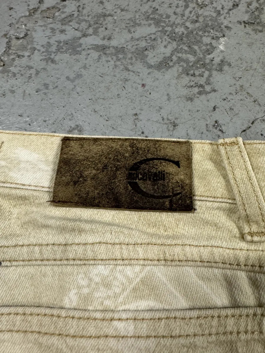 AW2003 Cavalli Astrology Beige Deus Pants (S) AjPqitc 6