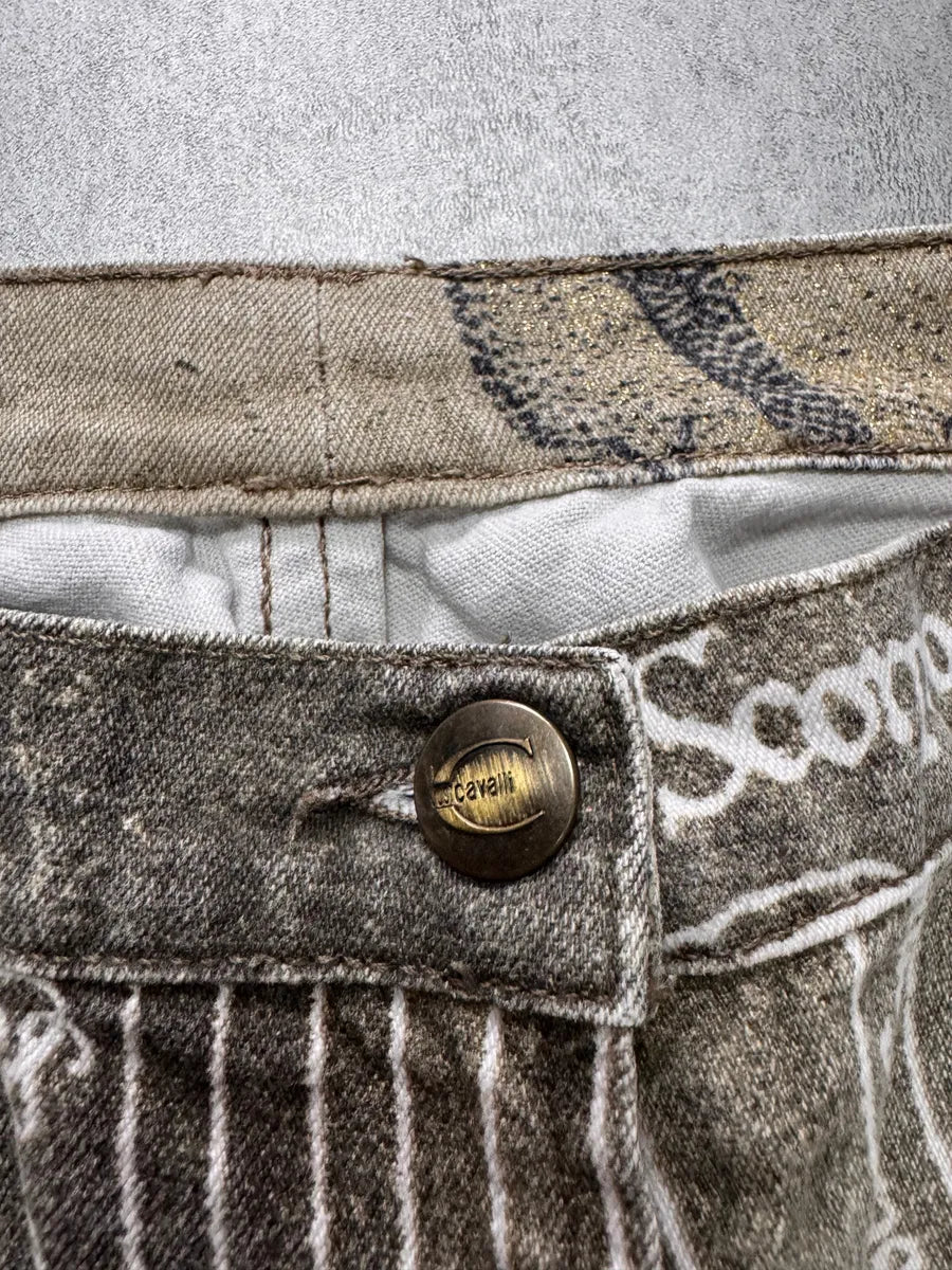 AW2003 Cavalli Astrology Resurrection Green Pants VYvSQkx 4