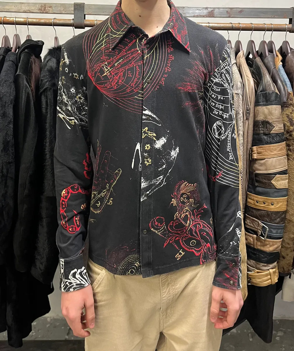 AW2003 Cavalli Astrology Resurrection Shirt (M/L) gvAMuJJ 1