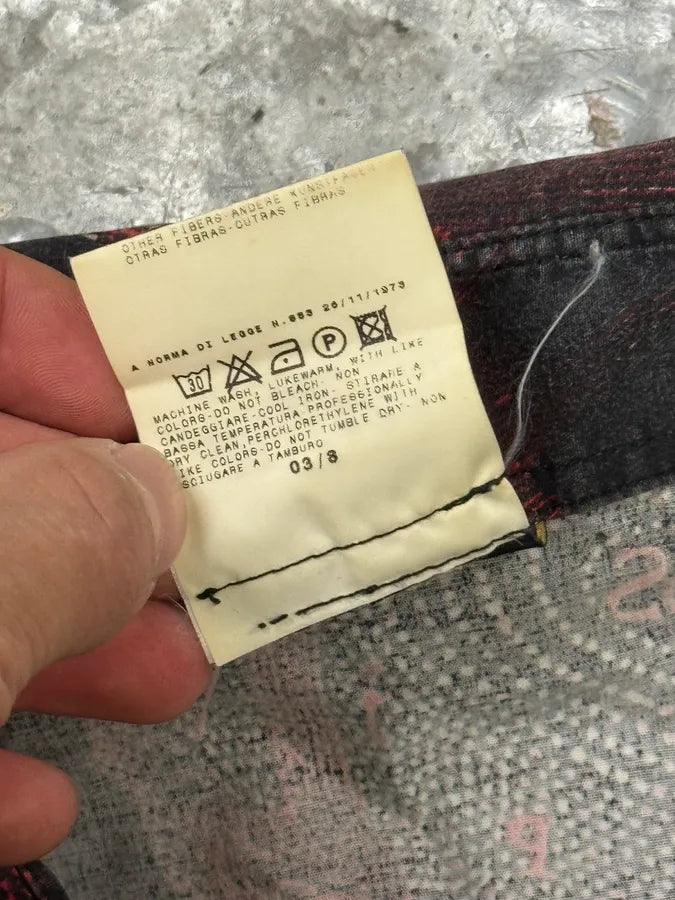 AW2003 Cavalli Black & Red Astrology World Shirt cMxFgFa 8