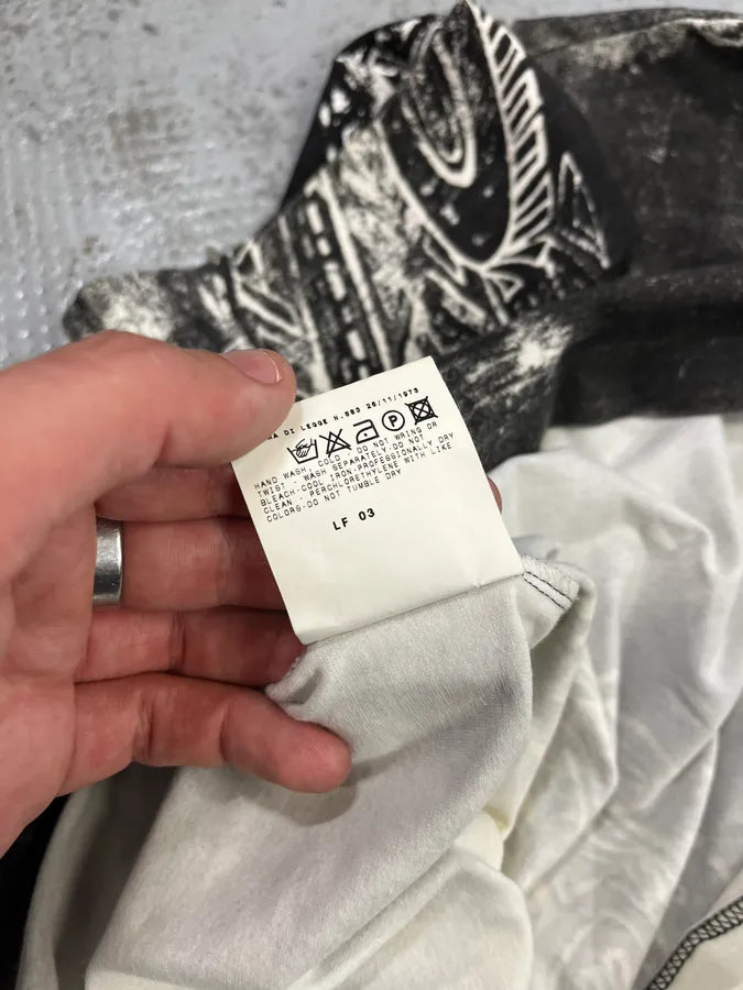 AW2003 Cavalli Black & White Pesley T-Shirt AUrsovX 10