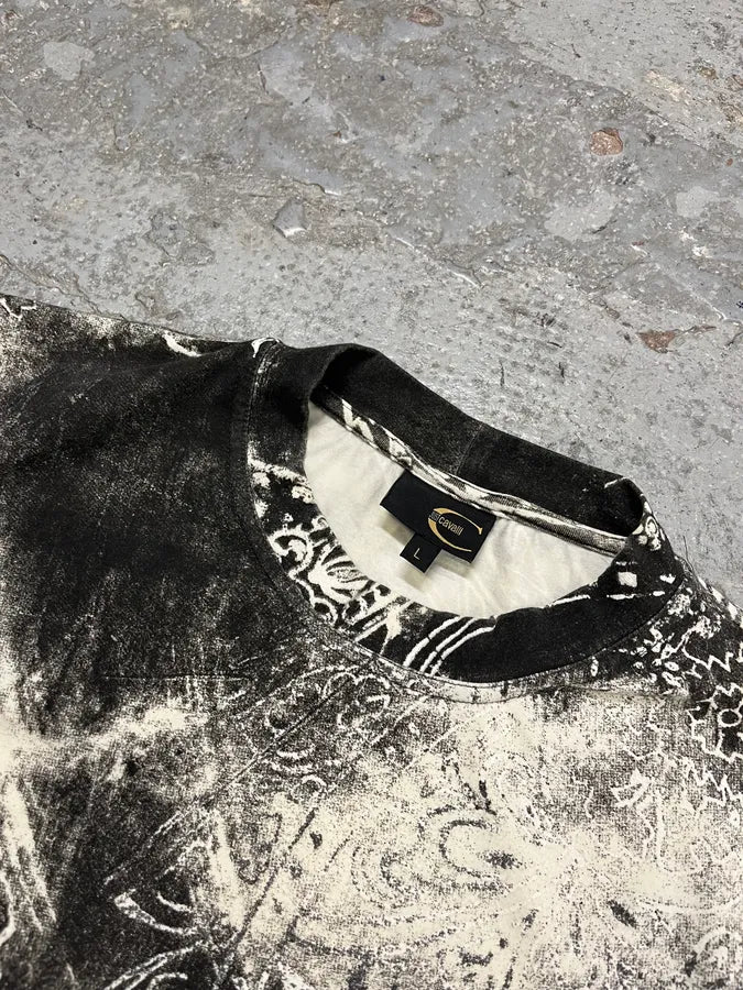 AW2003 Cavalli Black & White Pesley T-Shirt AUrsovX 3