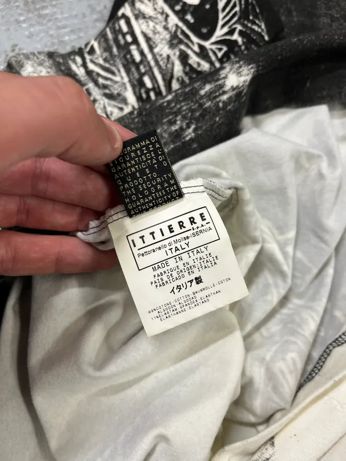 AW2003 Cavalli Black & White Pesley T-Shirt AUrsovX 9