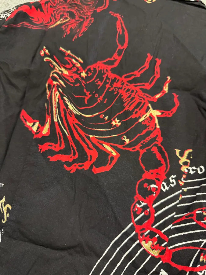 AW2003 Cavalli Black Astrology Balance Shirt (M) vgGChOG 4