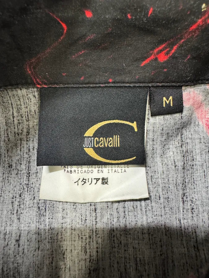 AW2003 Cavalli Black Astrology Balance Shirt (M) vgGChOG 6