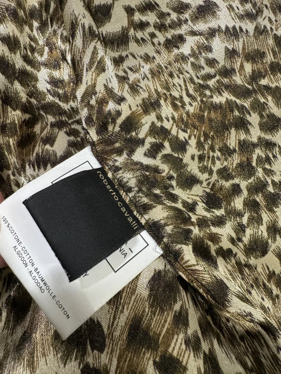 AW2003 Cavalli Black Fur Royal Jacket (L) 4