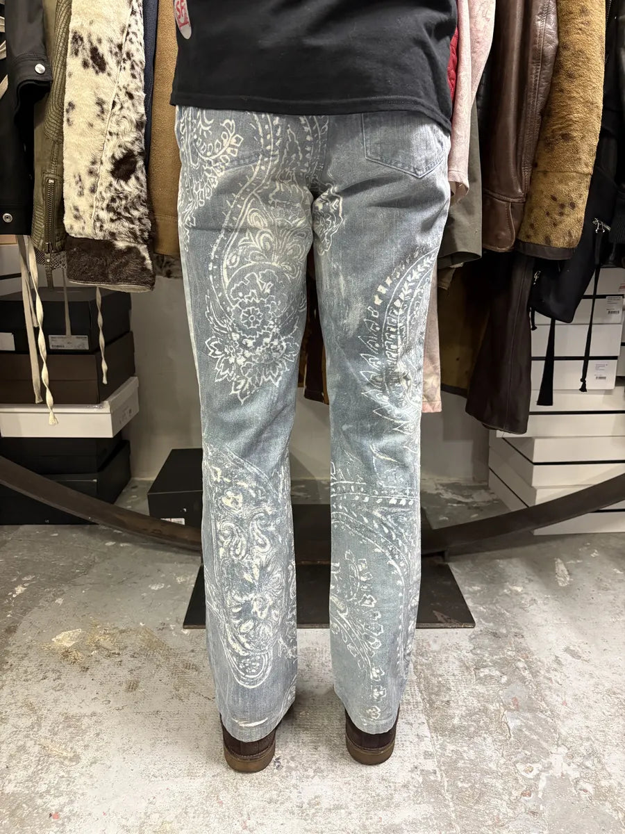 AW2003 Cavalli Blue & White Presley Pants uNdNpLs 4