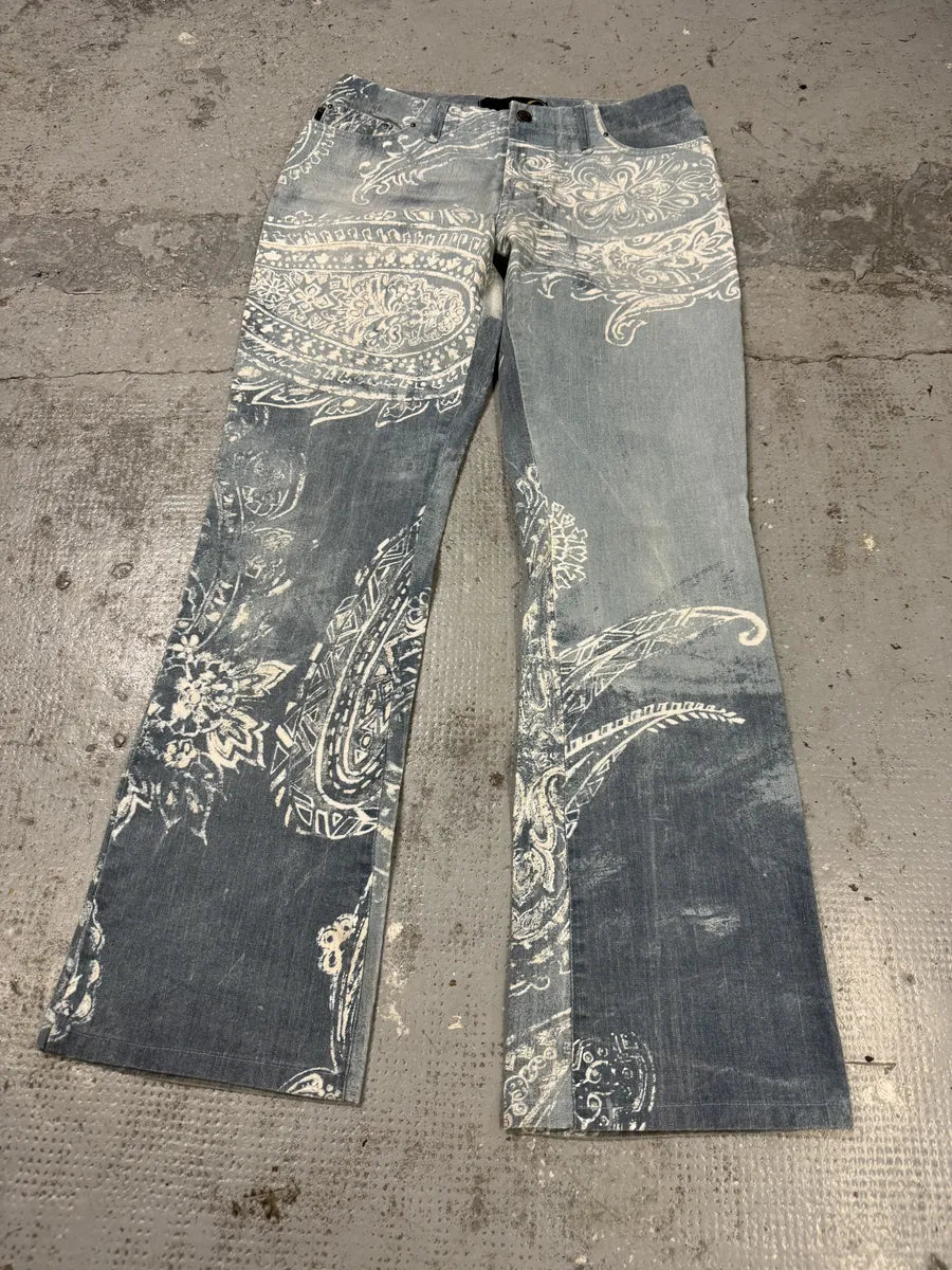 AW2003 Cavalli Blue & White Presley Pants uNdNpLs 5