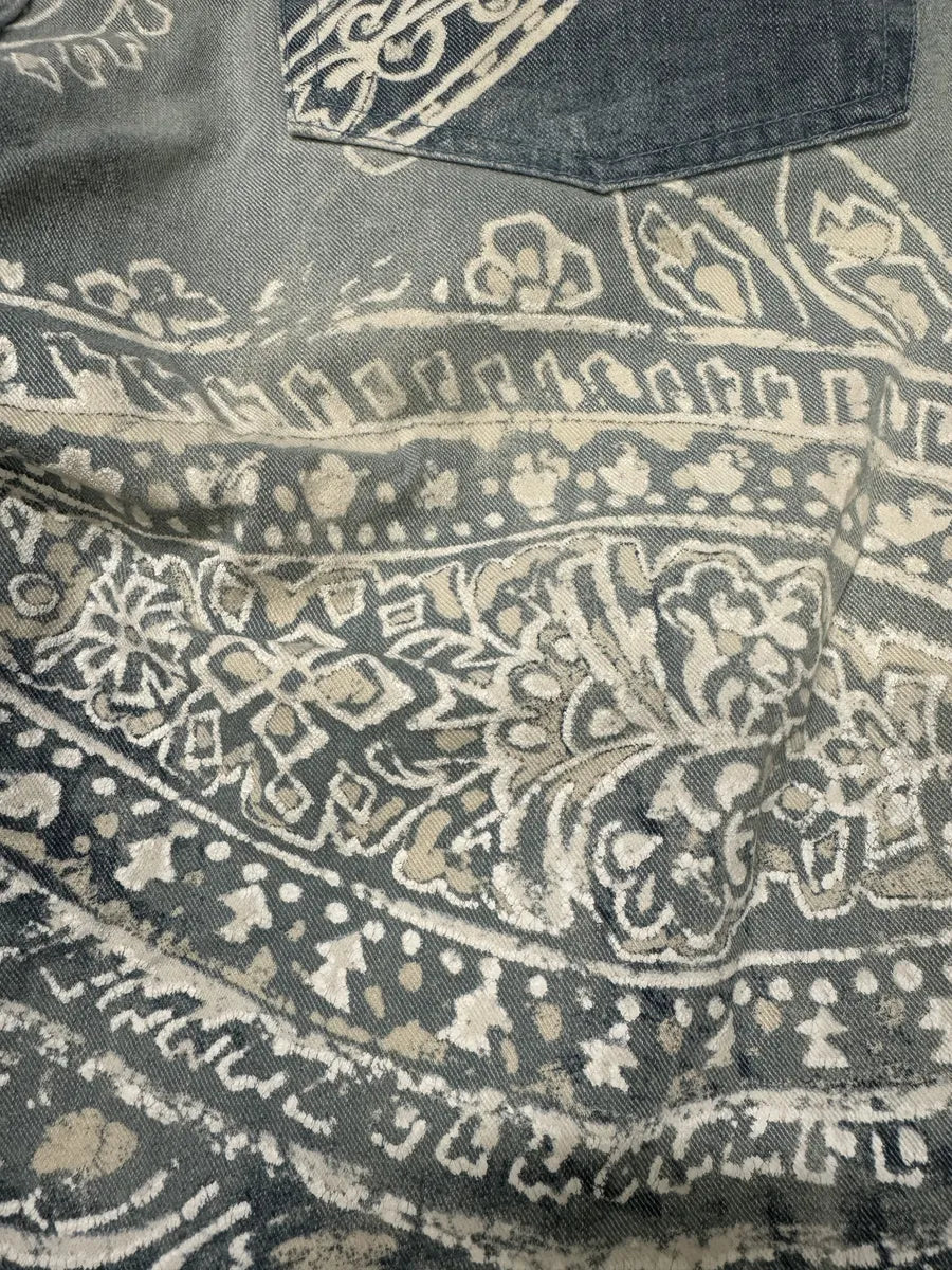 AW2003 Cavalli Blue Asian World Tribal Pants (M) nzImlCh 6