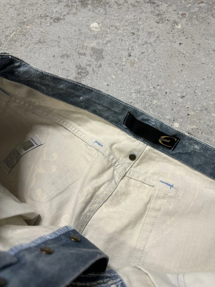 AW2003 Cavalli Blue Asian World Tribal Pants nzImlCh 9