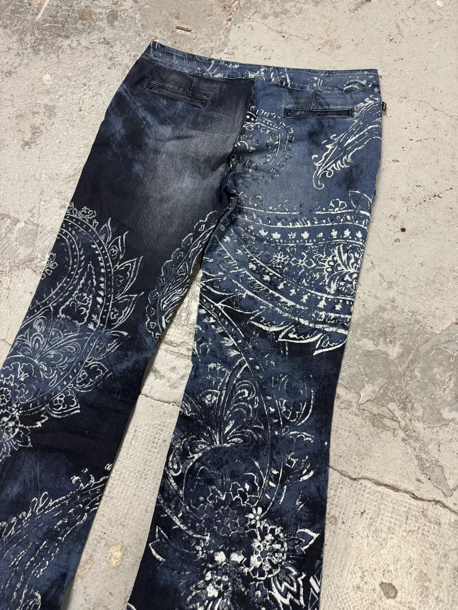 AW2003 Cavalli Blue Ocean Presley Pants YffwpJF 6