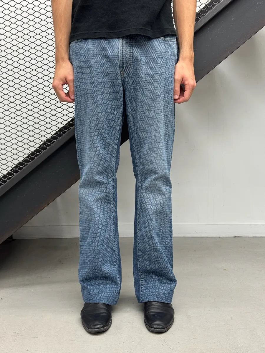 AW2003 Cavalli Blue Pointed Denim Jeans FzXrYxq 1