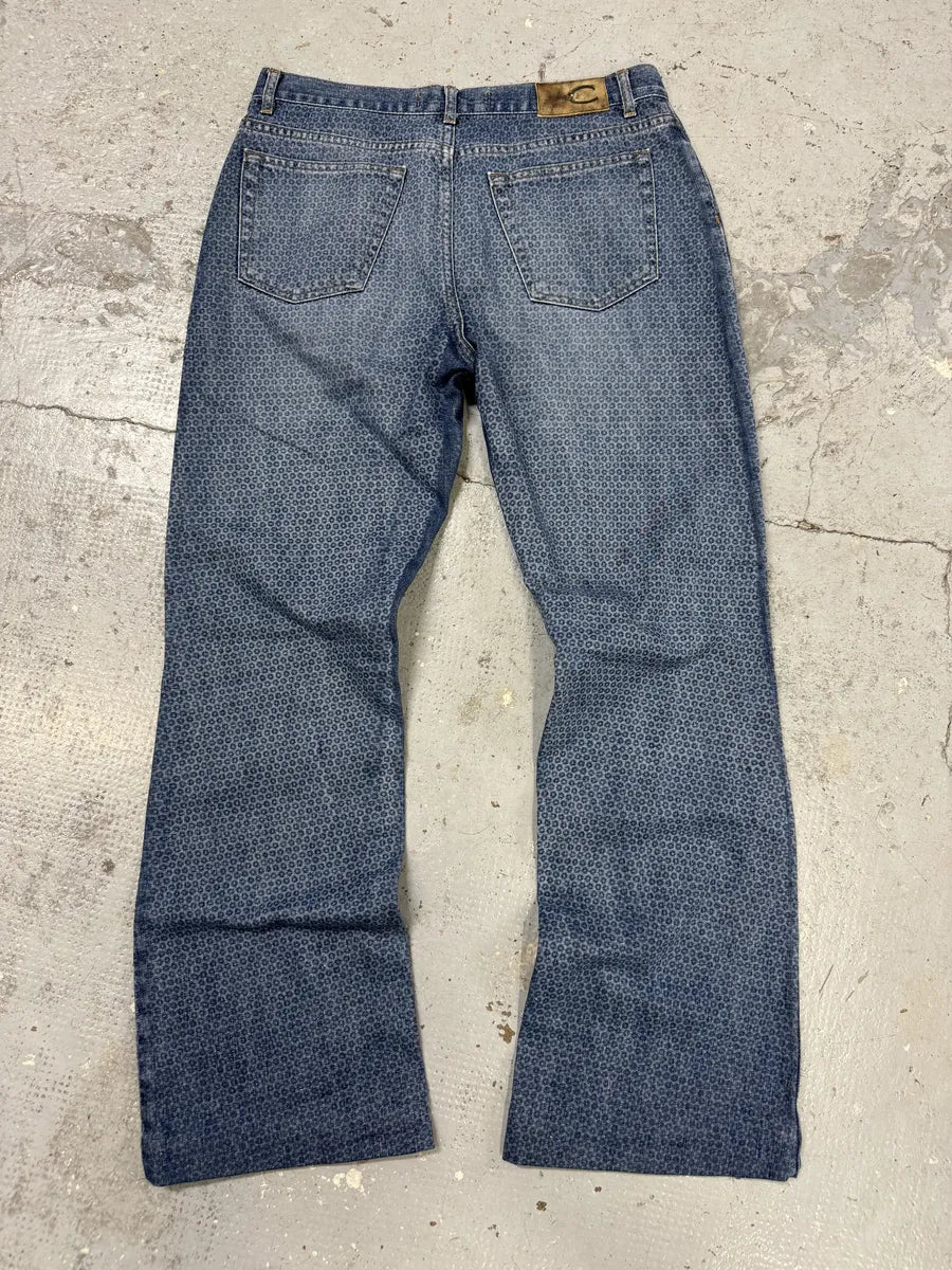 AW2003 Cavalli Blue Pointed Denim Jeans FzXrYxq 1