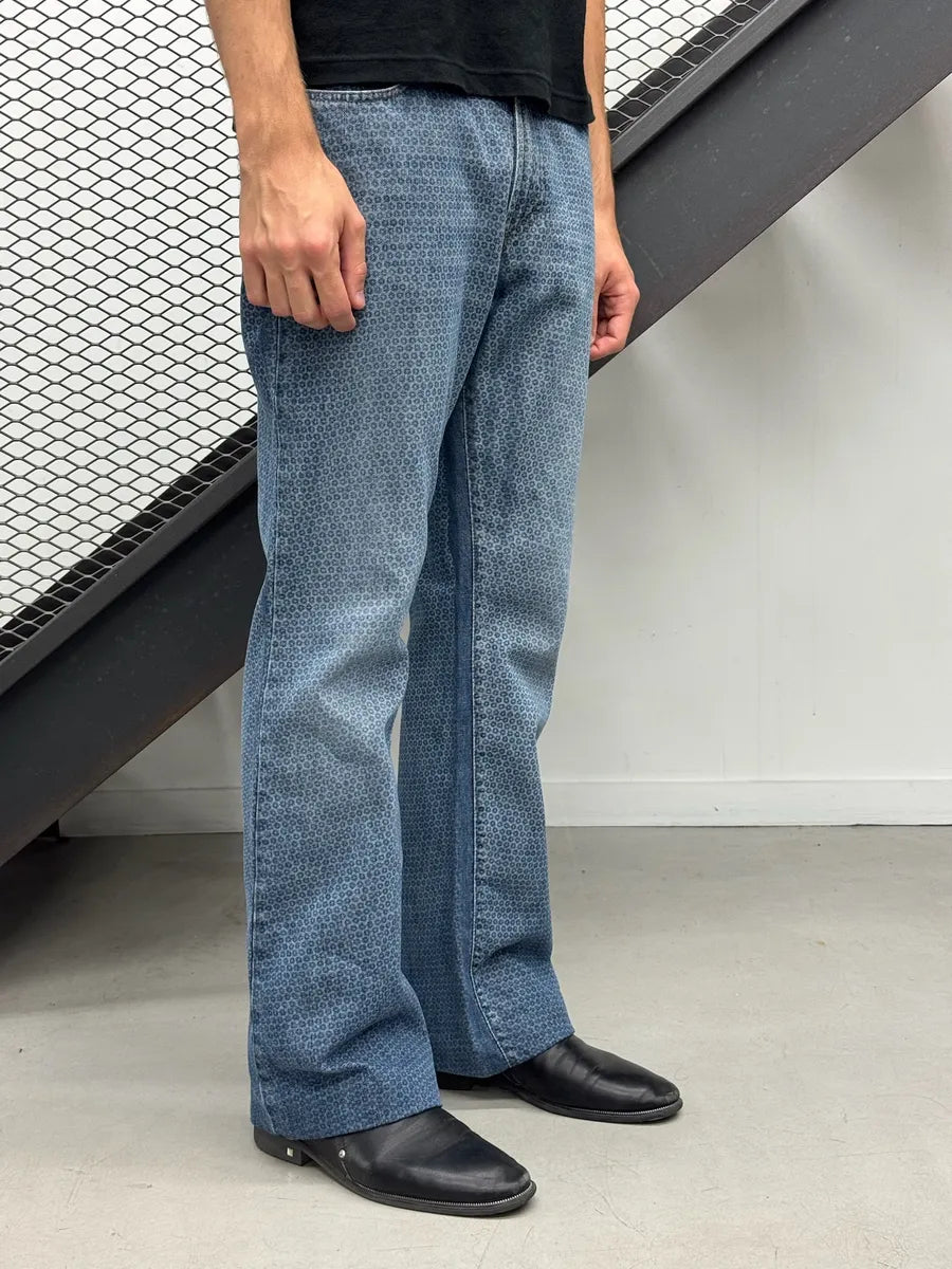 AW2003 Cavalli Blue Pointed Denim Jeans FzXrYxq 2