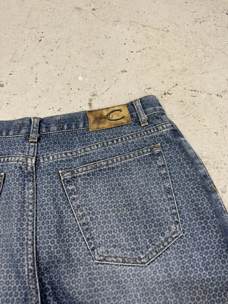 AW2003 Cavalli Blue Pointed Denim Jeans FzXrYxq 2