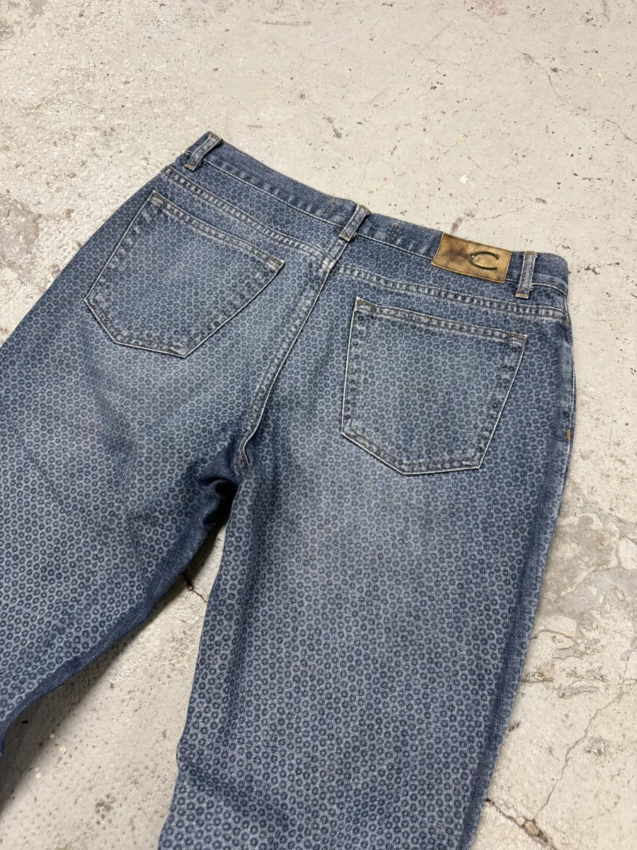 AW2003 Cavalli Blue Pointed Denim Jeans FzXrYxq 3