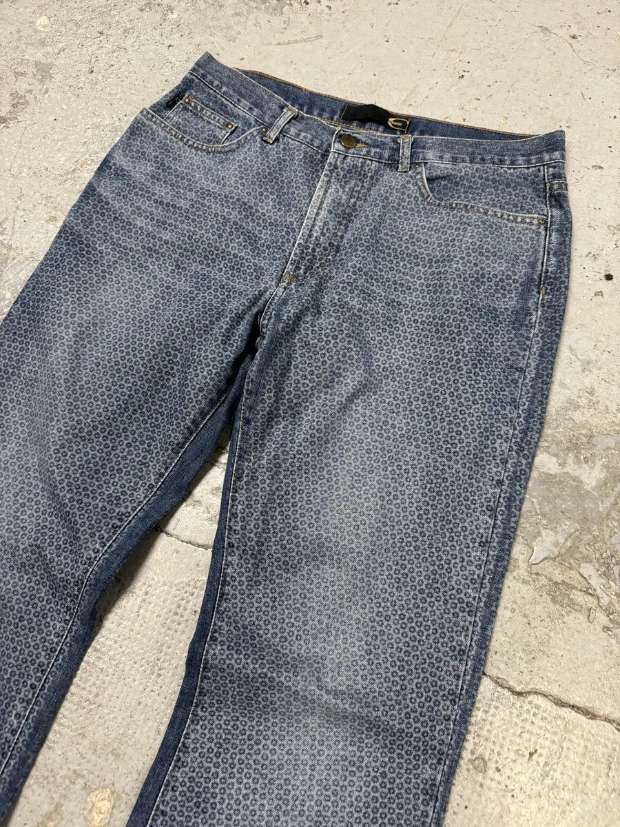 AW2003 Cavalli Blue Pointed Denim Jeans FzXrYxq 10