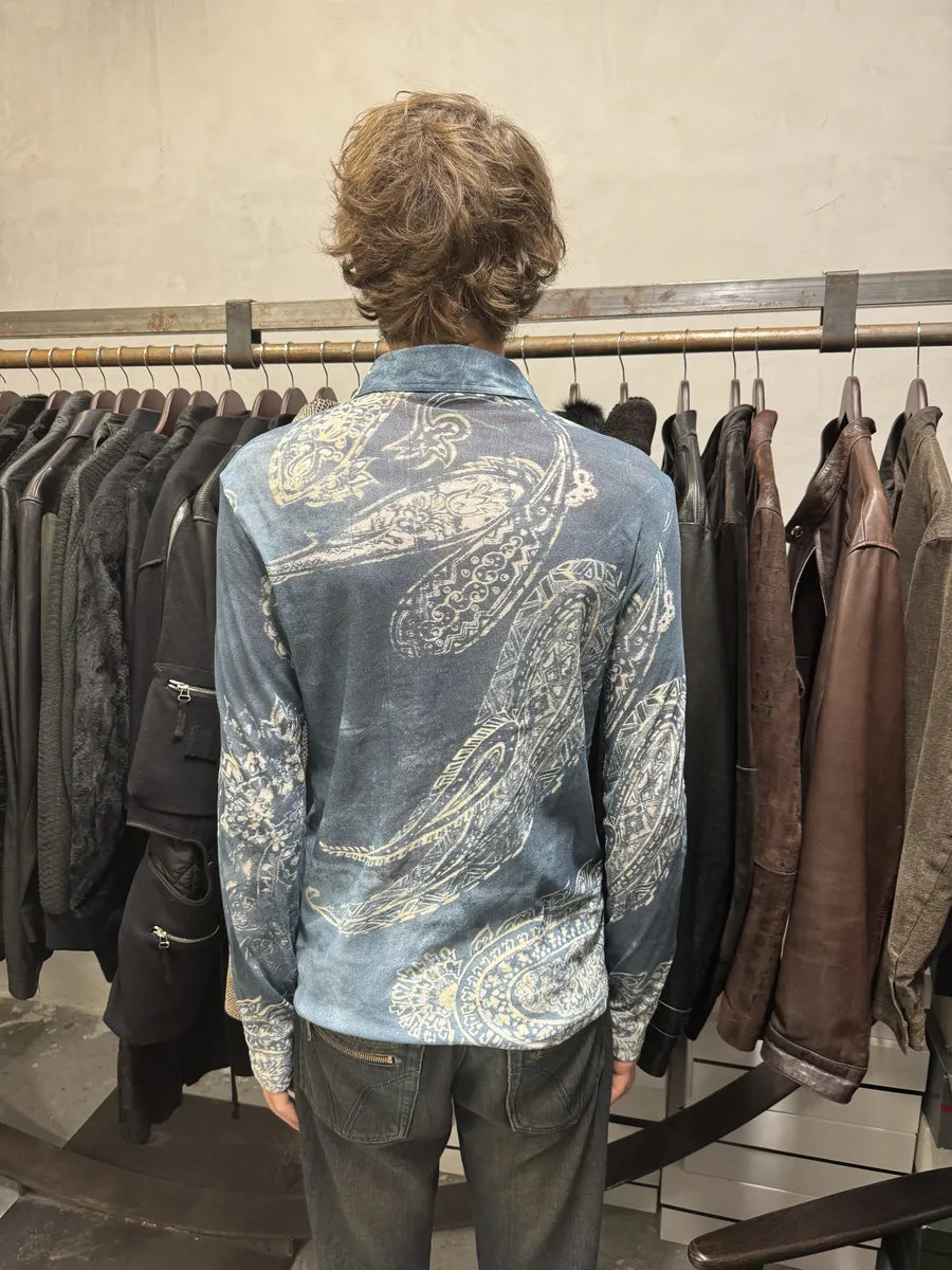 AW2003 Cavalli Blue Presley Asian World Shirt (M) mpQEPoC 3