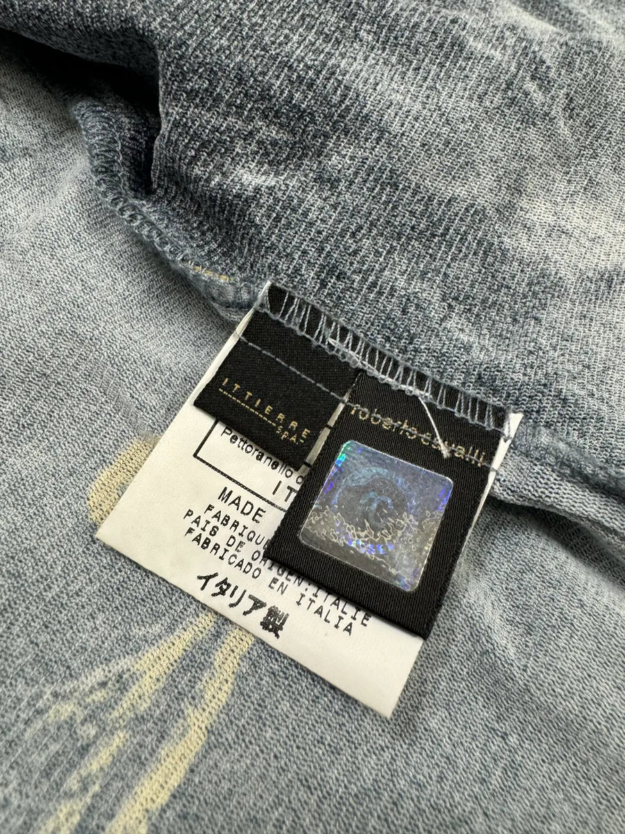 AW2003 Cavalli Blue Presley Asian World Shirt (M) mpQEPoC 7