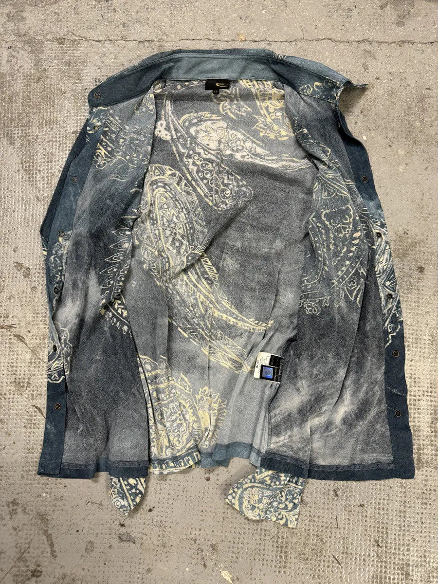 AW2003 Cavalli Blue Presley Asian World Shirt (M) mpQEPoC 8