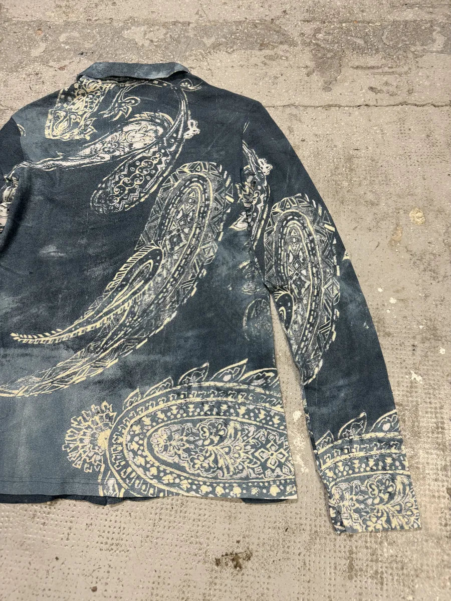 AW2003 Cavalli Blue Presley Asian World Shirt (M) mpQEPoC 9