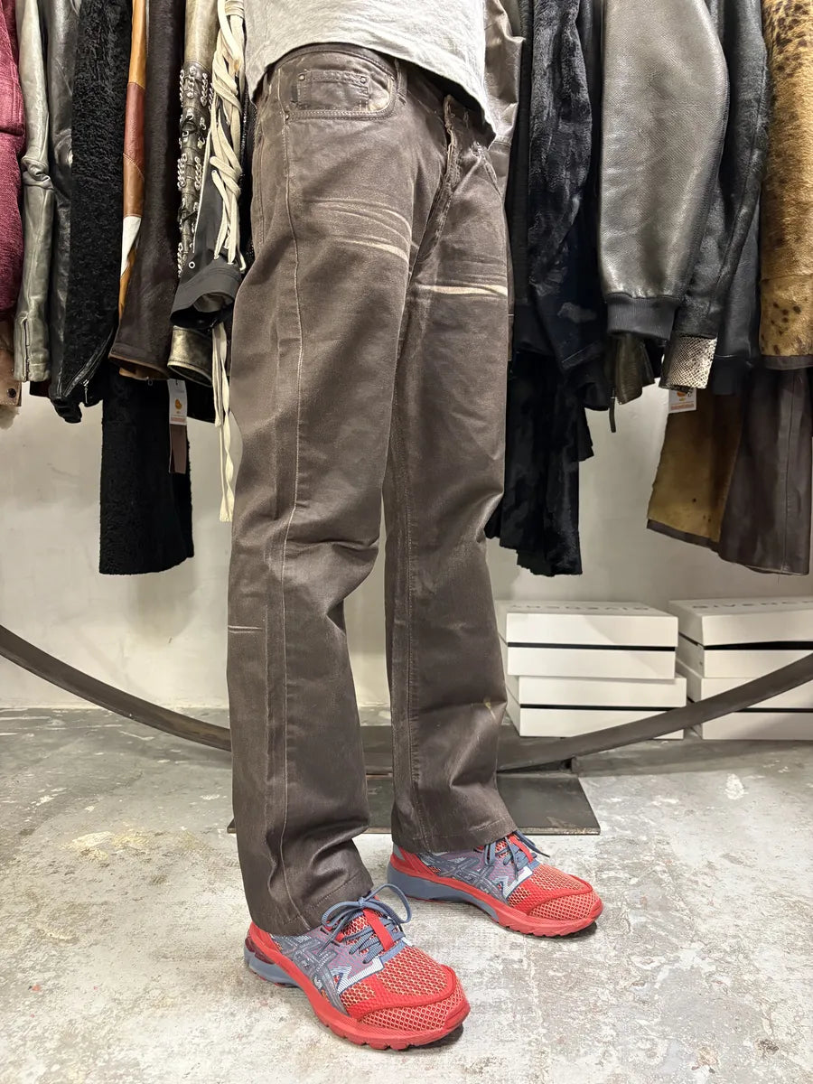 AW2003 Cavalli Brown Eroded Pants lfogXqE 3