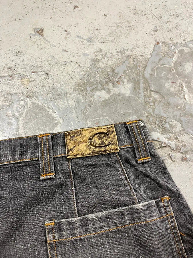 AW2003 Cavalli Cargo Grey Bootcut Denim Jeans dyOdJIM 8