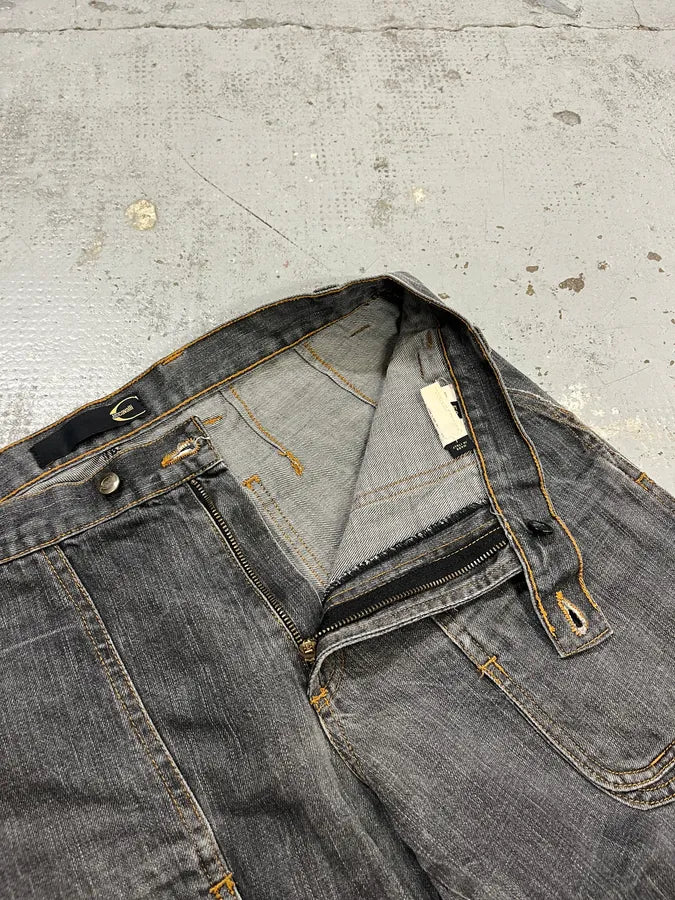 AW2003 Cavalli Cargo Grey Bootcut Denim Jeans dyOdJIM 9