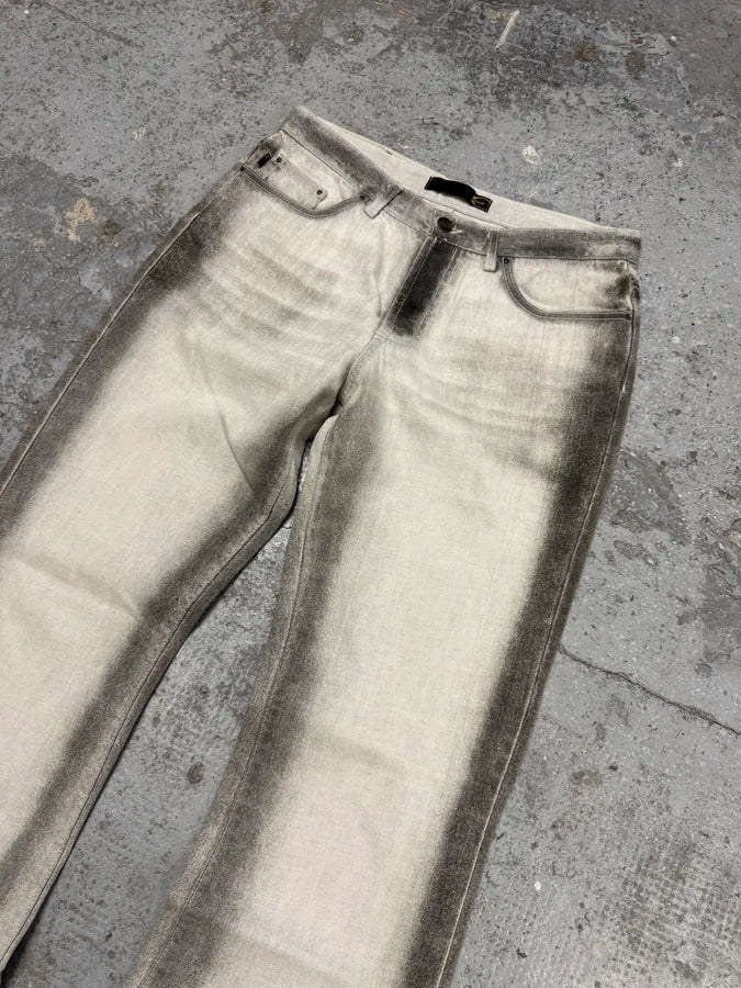 AW2003 Cavalli Faded Grey Pants UkNCLnh 4