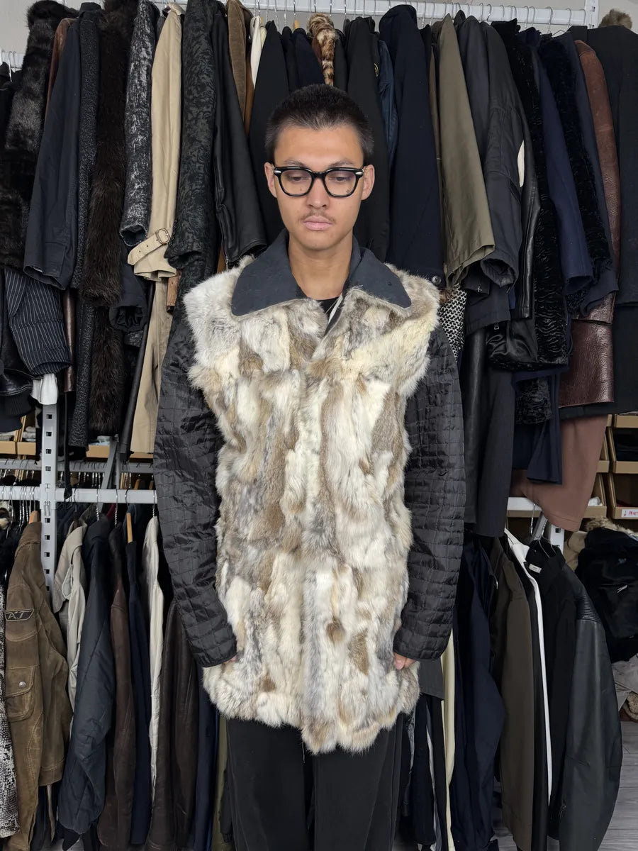 AW2003 Cavalli Fur Black Sleeves Jacket uSWHlqj 0