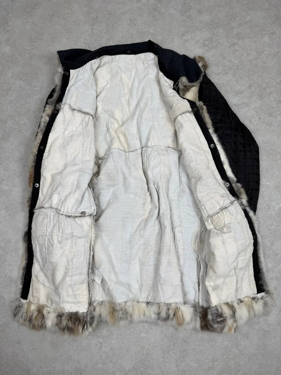 AW2003 Cavalli Fur Black Sleeves Jacket uSWHlqj 6