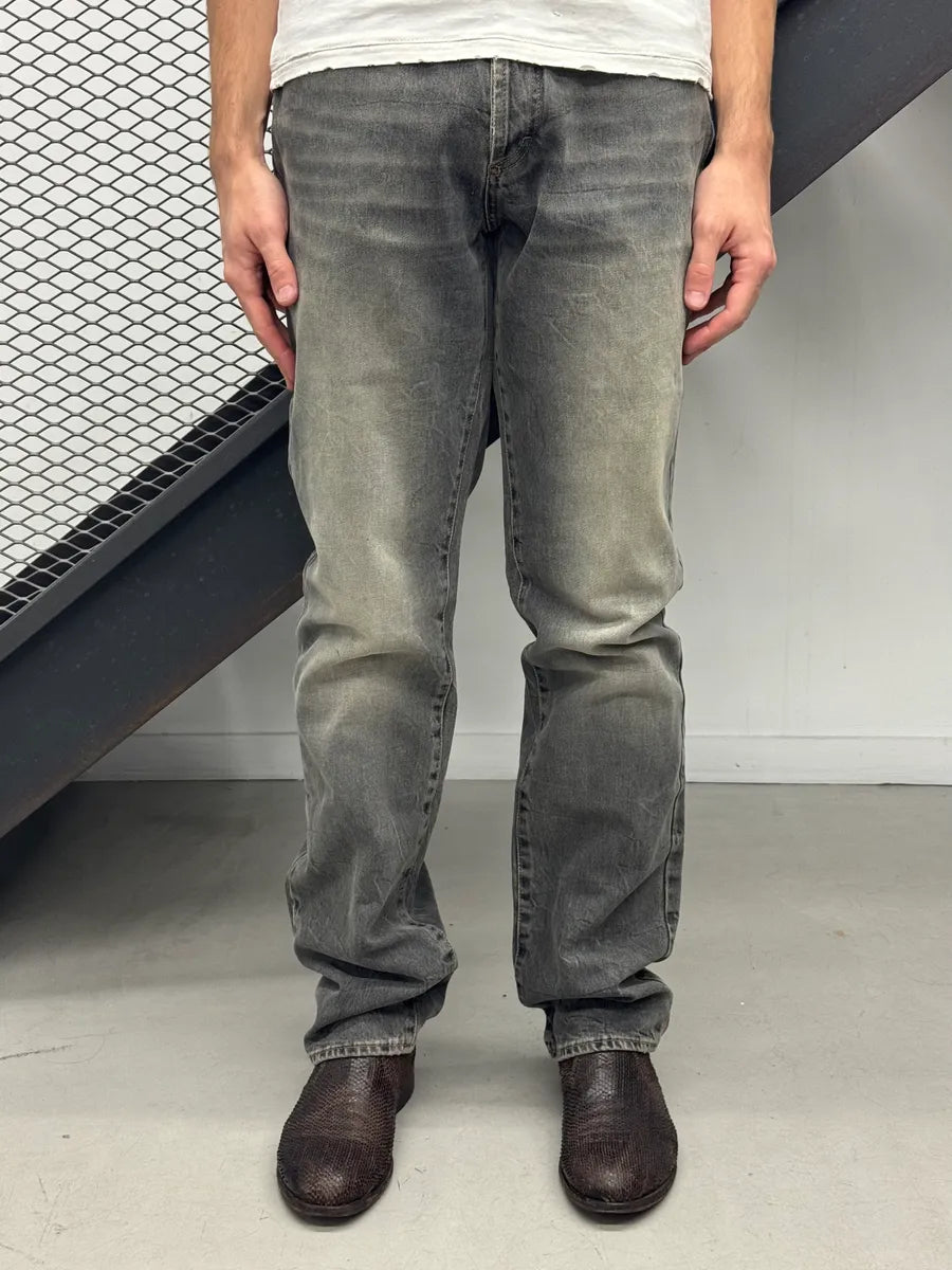 AW2003 Cavalli Grey Faded Denim Jeans WLfIxZg 0