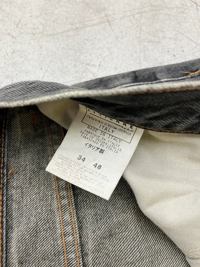 AW2003 Cavalli Grey Faded Denim Jeans WLfIxZg 12