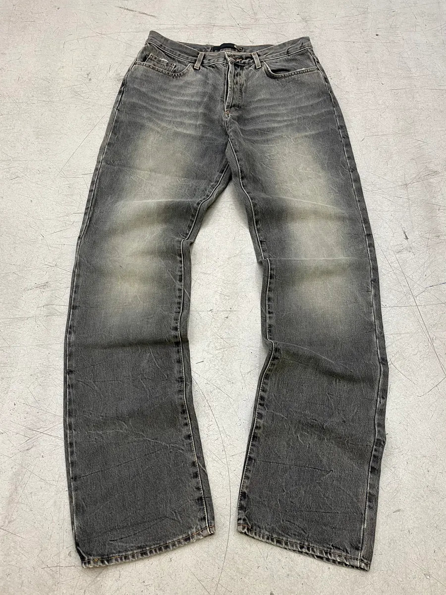 AW2003 Cavalli Grey Faded Denim Jeans WLfIxZg 4