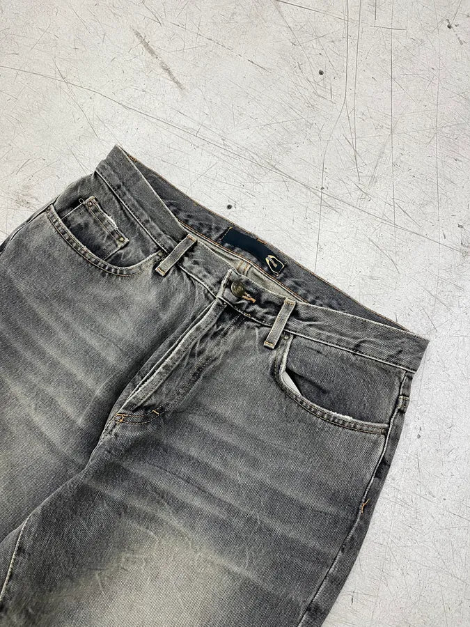 AW2003 Cavalli Grey Faded Denim Jeans WLfIxZg 5