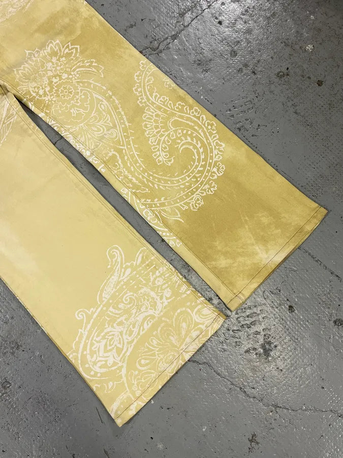 AW2003 Cavalli Light Yellow Astro World Tribal Pants gVJhTsy 8