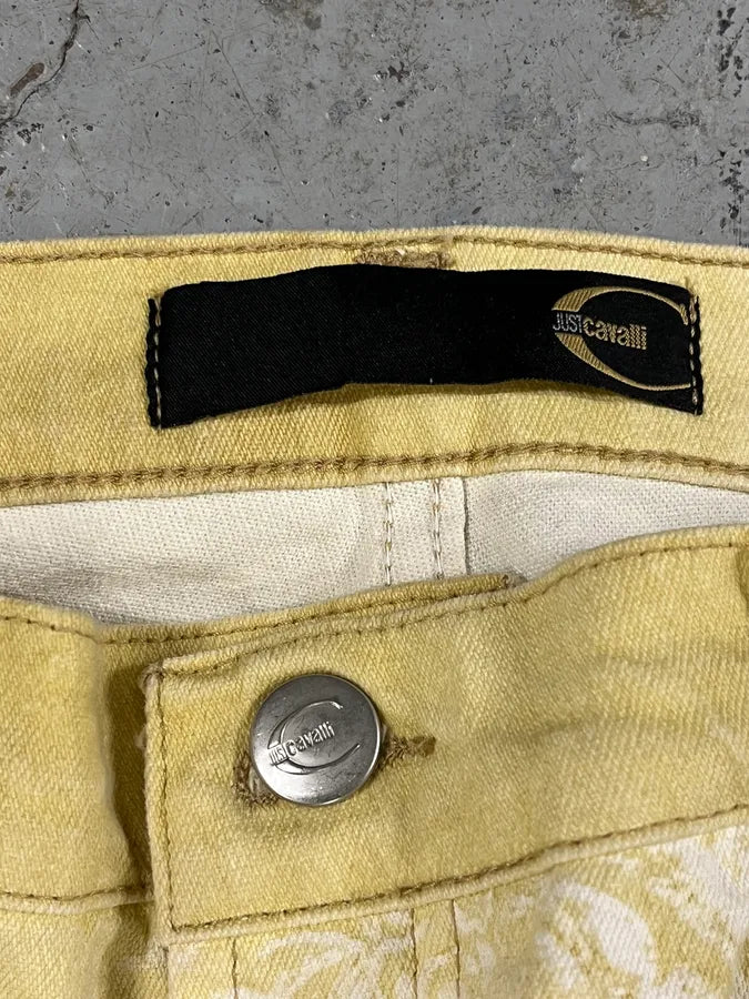 AW2003 Cavalli Light Yellow Astro World Tribal Pants gVJhTsy 10