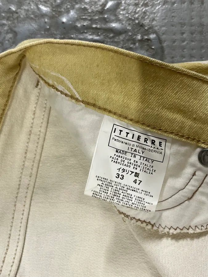 AW2003 Cavalli Light Yellow Astro World Tribal Pants gVJhTsy 12