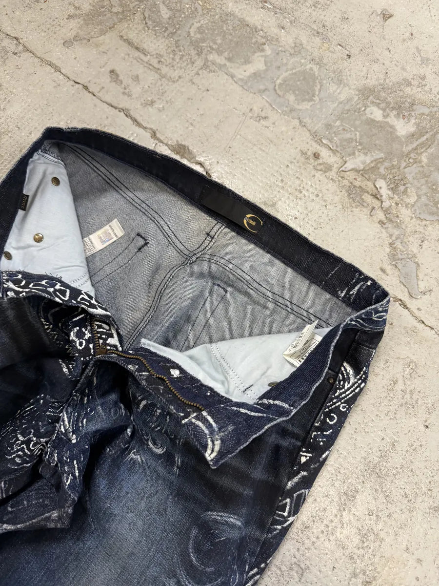 AW2003 Cavalli Navy Blue Presley Ocean Denim Jeans ulwoIoS 8