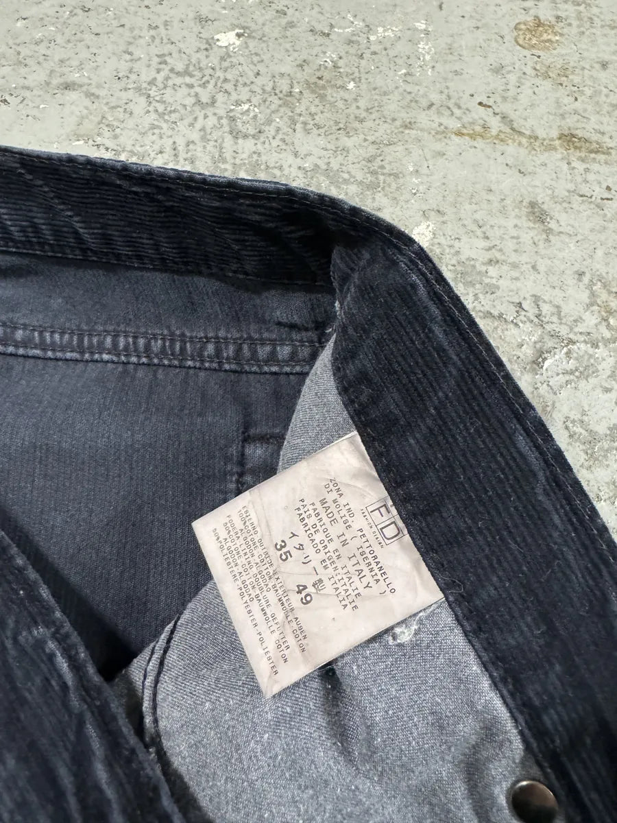 AW2003 Cavalli Obscure Velvet Shadow Pants (M/L) 9